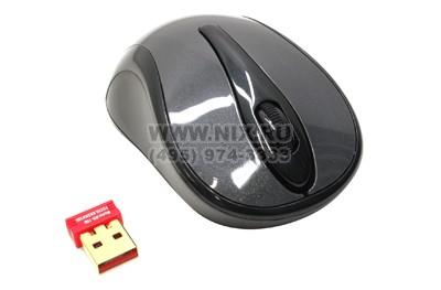 A4Tech V-Track Wireless Mouse G7-360N-1 Glossy Grey (RTL) USB 3btn+Roll,, 