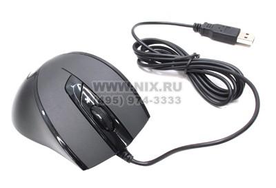 A4Tech V-Track Mouse N-600X-1 Black (RTL) USB 4btn+Roll, 