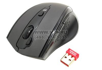 A4Tech V-Track Wireless Mouse G10-810F-1 Black (RTL) USB 7btn+Roll,
