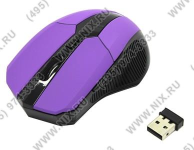 CBR Wireless Mouse CM547 Purple (RTL) USB 6but+Roll, 