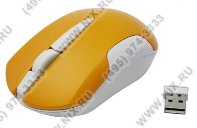 CBR Wireless Optical MouseCM422 Orange (RTL) USB 3but+Roll, 