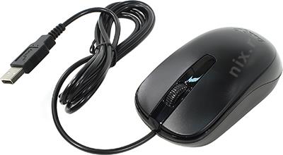 Genius Optical Mouse DX-120 Black (RTL) USB 3btn+Roll (31010105100)