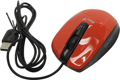 Genius Optical Mouse DX-150X Red (RTL) USB 3btn+Roll (31010231101)