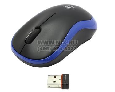 Logitech M185 Wireless Mouse (RTL) USB 3btn+Roll 910-002239