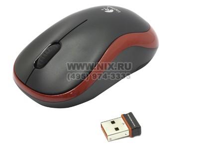 Logitech M185 Wireless Mouse (RTL) USB 3btn+Roll 910-002240