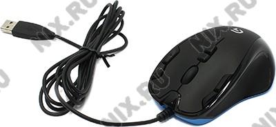 Logitech Optical Gaming Mouse G300s (RTL) USB 9btn+Roll 910-004345