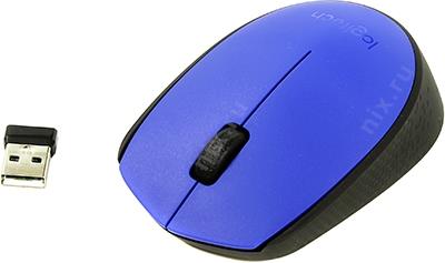Logitech M171 Wireless Mouse (RTL) USB 3btn+Roll 910-004640