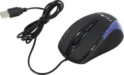 OKLICK Optical Mouse 235M Black-Blue (RTL) USB 3btn+Roll 997801