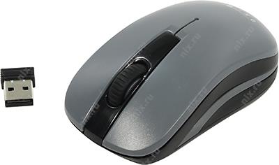 OKLICK Wireless Optical Mouse 445MW Black-Grey (RTL) USB 3btn+Roll 945814