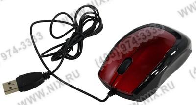 SmartBuy Optical Mouse SBM-307-R (RTL) USB 3btn+Roll