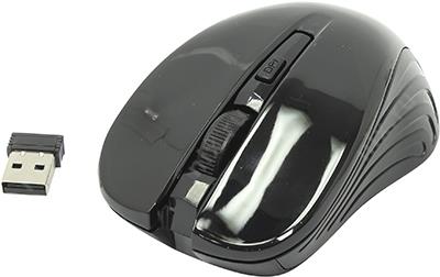 SmartBuy One Wireless Optical Mouse SBM-340AG-K (RTL) USB 4btn+Roll, 