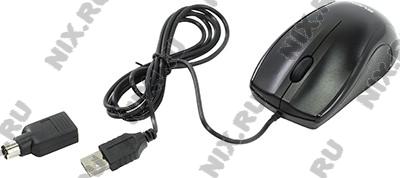 SVEN Optical Mouse RX-150 Black (RTL) USB&PS/2 3btn+Roll