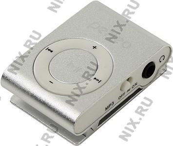 Perfeo VI-M001 Silver (MP3 Player, MicroSDHC, USB2.0, Li-Ion)