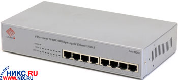 MultiCo EW-4008(B) NWay Gigabit E-net Switch 8-port (8UTP, 10/100/1000Mbps)