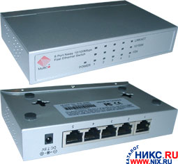 MultiCo EW-205T Fast E-net Switch 5-port (5UTP 100Mbps)