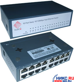 MultiCo EW-216(T/A) Fast E-net Switch 16-port (16UTP, 100Mbps)