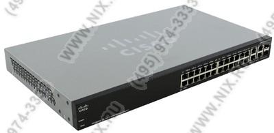 Cisco SRW2024-K9-EU SG300-28 28-port Gigabit Managed Switch(26UTP 1000Mbps + 2Combo 1000BASE-T/SFP)