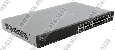 Cisco SF300-24 SRW224G4-K9-EU   (24UTP 100Mbps+2UTP 1000Mbps+2Combo 1000BASE-T/SFP)
