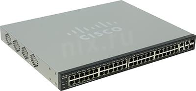 Cisco SF300-48PP-K9-EU   (48UTP 100Mbps PoE+ 2UTP 1000Mbps+ 2Combo 1000BASE-T/SFP)