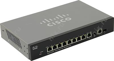 Cisco SG300-10MPP-K9-EU  (8UTP 1000Mbps PoE+ 2Combo 1000BASE-T/SFP)