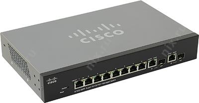 Cisco SF302-08PP-K9-EU   (8UTP 100Mbps PoE+ 2Combo 1000BASE-T/SFP)