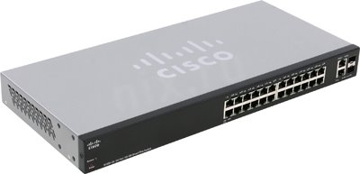 Cisco SF220-24-K9-EU   (24UTP 100Mbps+ 2Combo 1000BASE-T/SFP)