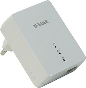 D-Link DHP-208AV /B1A Powerline AV Mini Adapter (1UTP 10/100Mbps, 200Mbps)