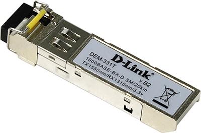 D-Link DEM-331T v.B2  SFP (Simplex 1000Base-BX, LC, SM)