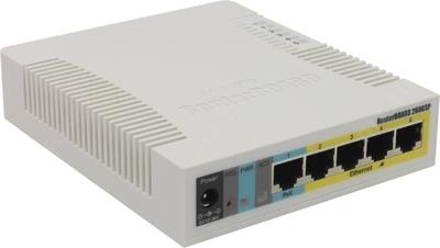 MikroTik RB260GSP RouterBOARD (4UTP 1000Mbps PoE + 1UTP 1000Mbps + 1SFP)