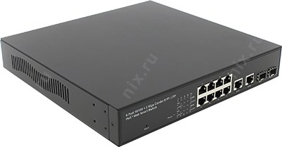 MultiCo EW-P5882IW Web Smart Fast E-net Switch (8UTP 100M PoE +2Combo 1000BASE-T/SFP)
