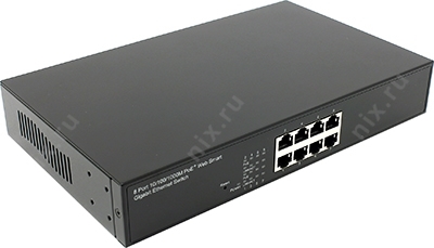 MultiCo EW-P5088 Web Managed Gigabit PoE Switch (8UTP 10/100/1000Mbps PoE)