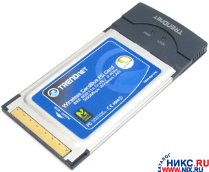 TRENDnet TEW-621PC Wireless N-Draft CardBus PC Card (802.11n/b/g, 300Mbps, 2.4GHz)