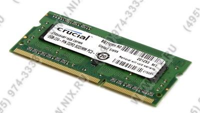 Crucial CT25664BF160BJ DDR3 SODIMM 2Gb PC3-12800 CL11 (for NoteBook)