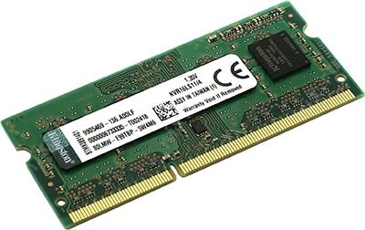Kingston ValueRAM KVR16LS11/4 DDR3 SODIMM 4Gb PC3-12800 CL11 (for NoteBook)