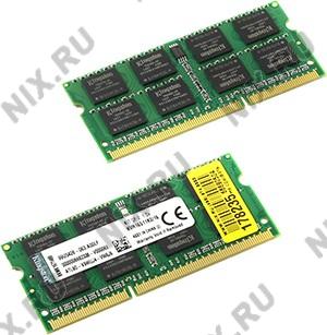 Kingston ValueRAM KVR16S11K2/16 DDR3 SODIMM 16Gb KIT 2*8GbPC3-12800 CL11 (for NoteBook)