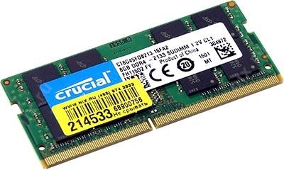Crucial CT8G4SFD8213 DDR4 SODIMM 8Gb PC4-17000 CL15 (for NoteBook)