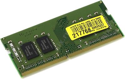 Kingston KVR21S15S8/4 DDR4 SODIMM 4Gb PC4-17000 CL15 (for NoteBook)