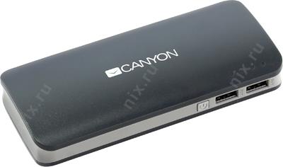   CANYON CNE-CPB100DG Dark Gray (2*USB 2A, 10000mAh, Li-Ion)