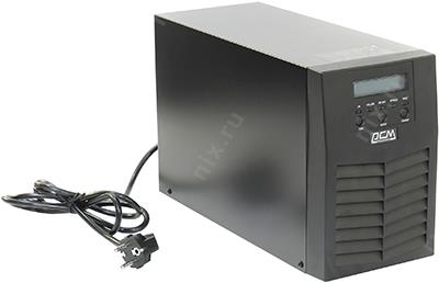 UPS 1000VA PowerCom Macan MAS-1000LCD+ComPort+USB+  /RJ45 (- . )