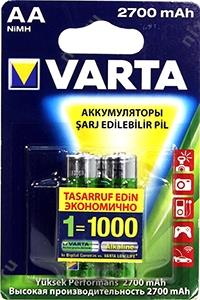  VARTA (Professional) Accu 5706-2700mAh (1.2V, 2700mANiMh, Size 