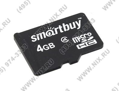 SmartBuy SB4GBSDCL4-00 microSDHC 4Gb Class4