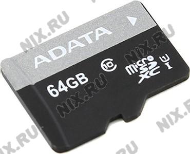 ADATA Premier AUSDX64GUICL10-R microSDXC Memory Card 64Gb UHS-I U1
