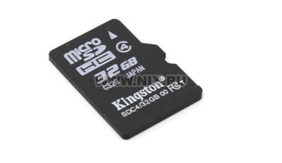 Kingston SDC4/32GBSP microSDHC Memory Card 32Gb Class4