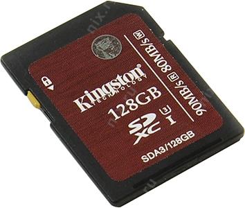 Kingston SDA3/128GB SDXC Memory Card 128Gb UHS-I U3