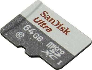 SanDisk Ultra SDSQUNB-064G-GN3MN microSDXC Memory Card 64Gb UHS-I U1 Class10