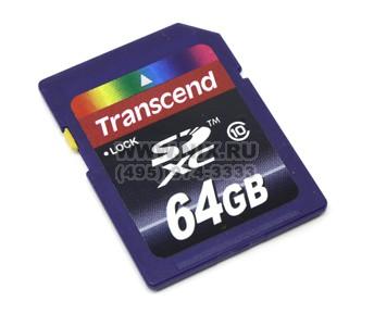 Transcend TS64GSDXC10 SDXC Memory Card 64Gb Class10