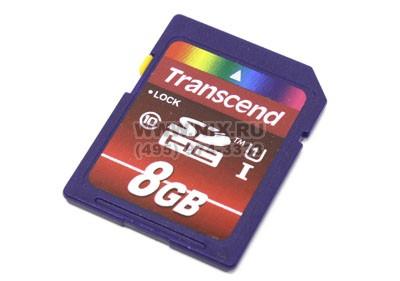 Transcend TS8GSDHC10U1 SDHC Memory Card 8Gb UHS-I Class10