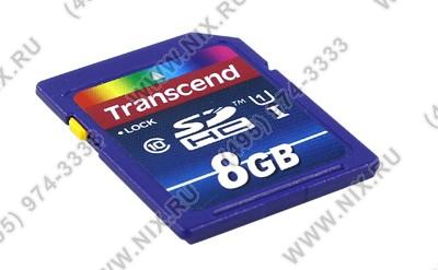 Transcend TS8GSDU1 SDHC Memory Card 8Gb UHS-I Class10