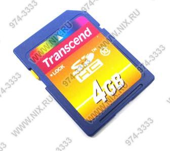 Transcend TS4GSDHC10 SDHC Memory Card 4Gb Class10
