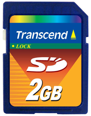Transcend TS2GSDC SD Memory Card 2Gb